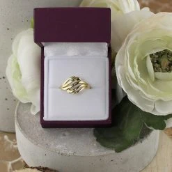 9ct Gold Scroll Ring - EXCLUSIVE - R1902 -Fhinds Shop R1902 L 4
