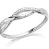 9ct White Gold Diamond Wave Ring - EXCLUSIVE - R2131
