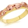 Clogau 9ct Yellow And Rose Gold Tree Of Life Ring - R4814