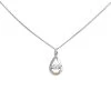 Clogau Silver And 9ct Rose Gold Eternity Dancing White Topaz Necklace - R48175