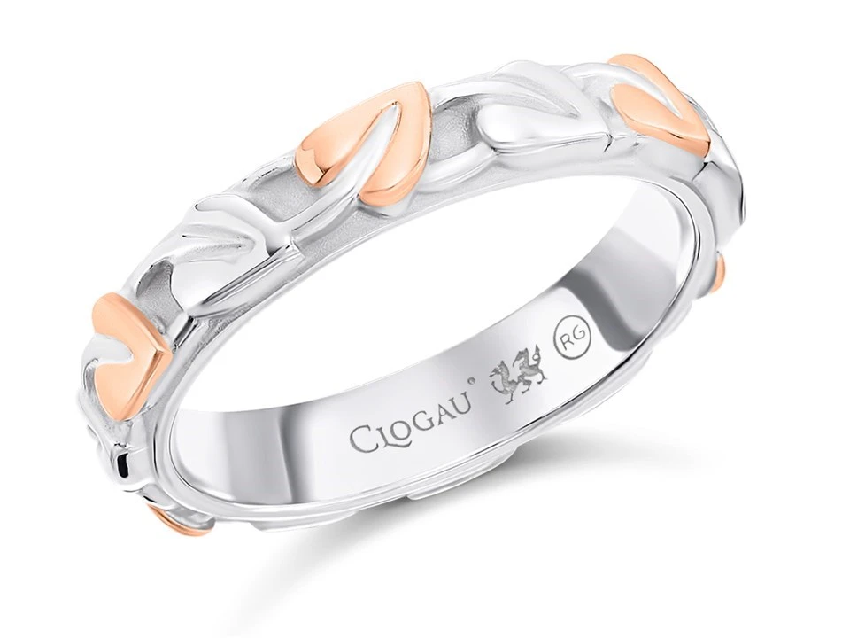 Clogau Silver And 9ct Rose Gold Tree Of Life Ring - R4821 1 Clogau Silver And 9ct Rose Gold Tree Of Life Ring - R4821