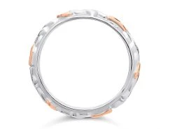 Clogau Silver And 9ct Rose Gold Tree Of Life Ring - R4821 5 Clogau Silver And 9ct Rose Gold Tree Of Life Ring - R4821 -Fhinds Shop R4821 L 3