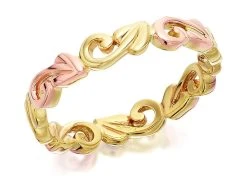 Clogau 9ct Yellow And Rose Gold Tree Of Life Ring - R4841