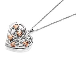 Clogau Silver And 9ct Rose Gold Fairy Locket - R4872