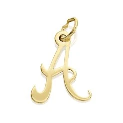 9ct Gold Initial A Pendant - R5073