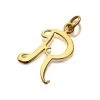 9ct Gold Initial R Pendant - R5085