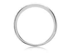 9ct White Gold Cubic Zirconia Half Eternity Ring - EXCLUSIVE - R5942 -Fhinds Shop R5942 L 3