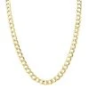 Aureus 9ct Gold Bonded Curb Chain - 18in - R6002