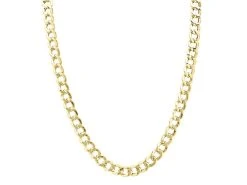Aureus 9ct Gold Bonded Curb Chain - 18in - R6002