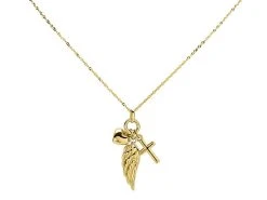 Aureus 9ct Gold Bonded Multi Charm Necklace - R6017