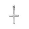 9ct White Gold Diamond Cross - 14mm - EXCLUSIVE - R6314