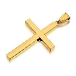 9ct Gold Classic Cross - 30mm - EXCLUSIVE - R6328