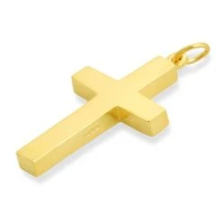 9ct Gold Heavyweight Cross - 30mm - R6377