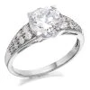 9ct White Gold Cubic Zirconia Ring - EXCLUSIVE - R6502
