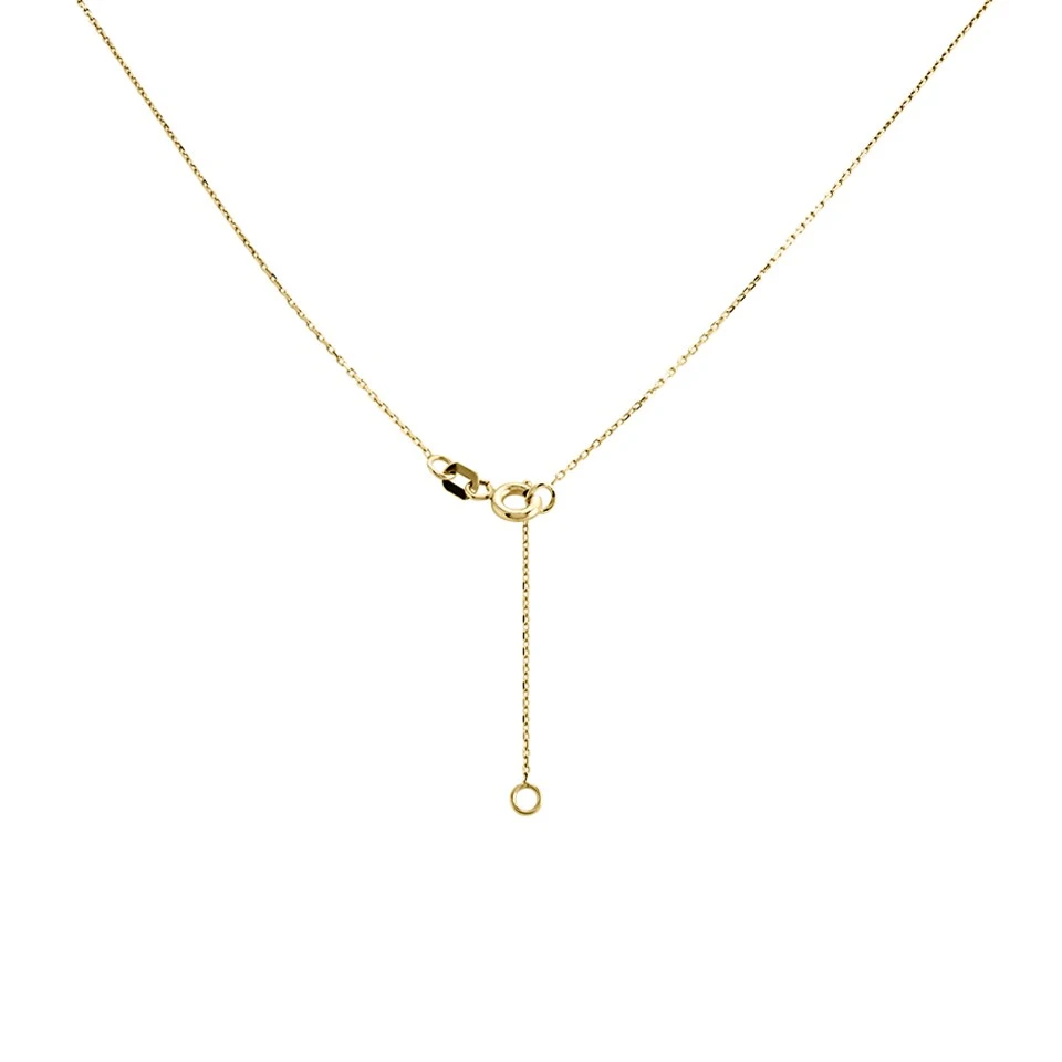 9ct Gold Resting Cross And Chain - R6811 2 9ct Gold Resting Cross And Chain - R6811 - Image 2