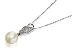 9ct White Gold Freshwater Pearl Necklace - R7704
