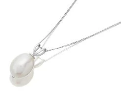 9ct White Gold Freshwater Pearl Necklace - R7725