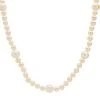 9ct Gold Freshwater Pearl Necklace - 18in - R7766