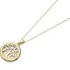 9ct Gold Two Colour Tree Necklace - R8734