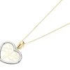 9ct Gold Two Colour F.Hinds Tree Of Life Heart Necklace - EXCLUSIVE - R8735