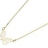 9ct Gold Filigree Butterfly Necklace - R8744