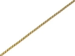 9ct Gold 2mm Wide Round Solid Belcher Chain - 20in - R9307