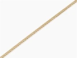9ct Gold 1mm Lightweight Solid Spiga Chain - 22in - R9410