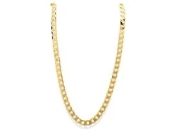 9ct Gold Curb Chain - 22.5in - R9423