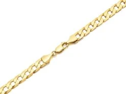 9ct Gold Curb Chain - 22.5in - R9423 -Fhinds Shop R9423 L 3