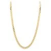 9ct Gold Curb Chain - 21.5in - R9424