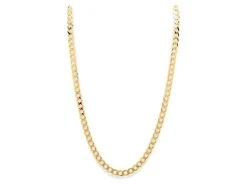 9ct Gold Curb Chain - 21.5in - R9424