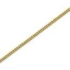 9ct Gold 1mm Wide Solid Curb Chain - 20in - R9454