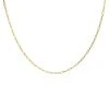 9ct Gold 1.7mm Wide Paper Link Chain - 20in - R9476