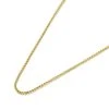 9ct Gold 1mm Wide Franco Chain - 20in - R9530