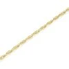 9ct Gold 1mm Wide Solid Prince Of Wales Chain - 24in - R9765