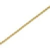 9ct Gold 1mm Wide Round Hollow Belcher Chain - 20in - R9819