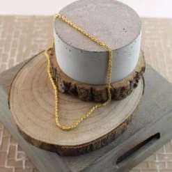 14ct Gold Fancy Chain - 18in - Z50935 -Fhinds Shop Z50935 L 4